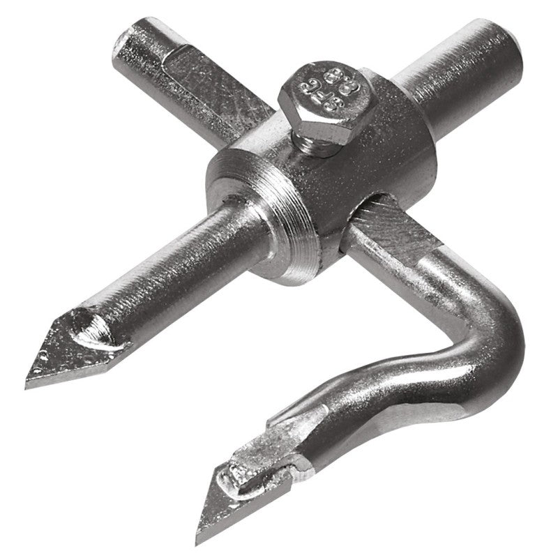 TOPEX Adjustable hole cutter, diam 40-90 mm — 16B460