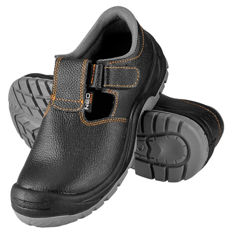 NEO TOOLS Leather sandals S1 FO, steel toecap, size 42 — 82-099-42
