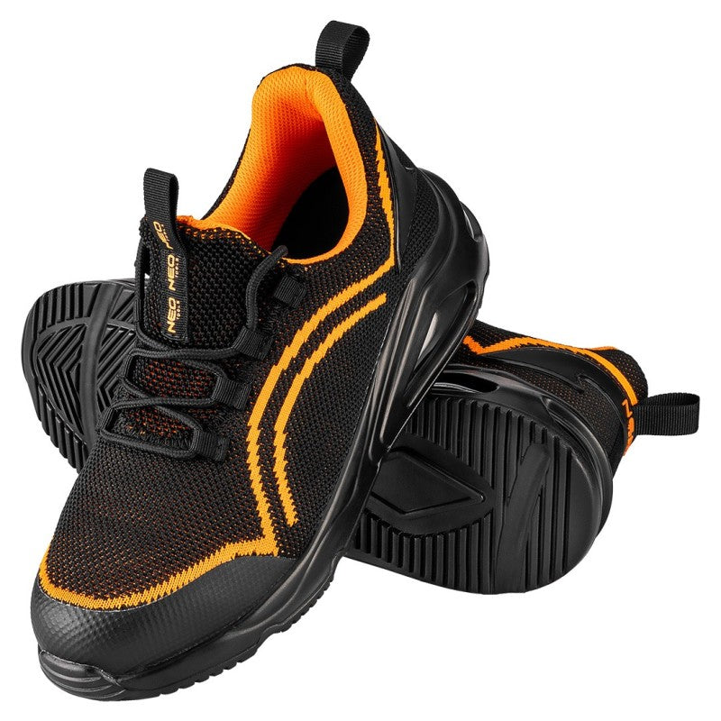 NEO TOOLS S1 SR Neo Air work shoes, steel toecap, orange, size 40 — 82-172-40