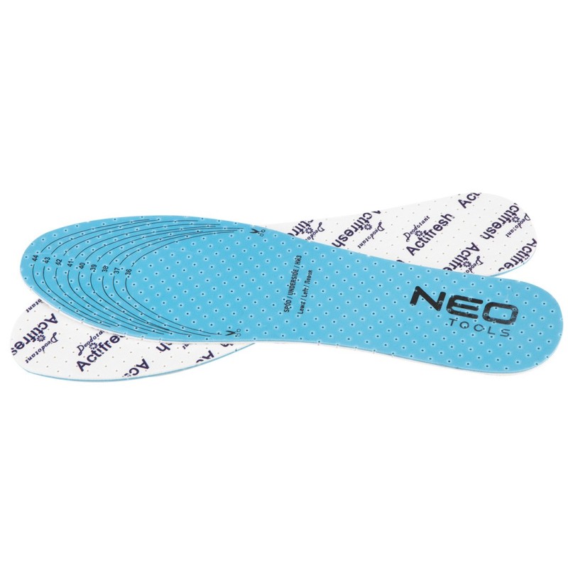NEO TOOLS Actifresh shoe insoles, cut 36-45 — 82-330