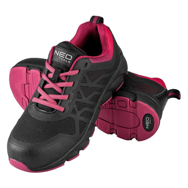 NEO TOOLS Women's work shoes, S1 PS SR FO, metal free, size 38 — 82-530-38