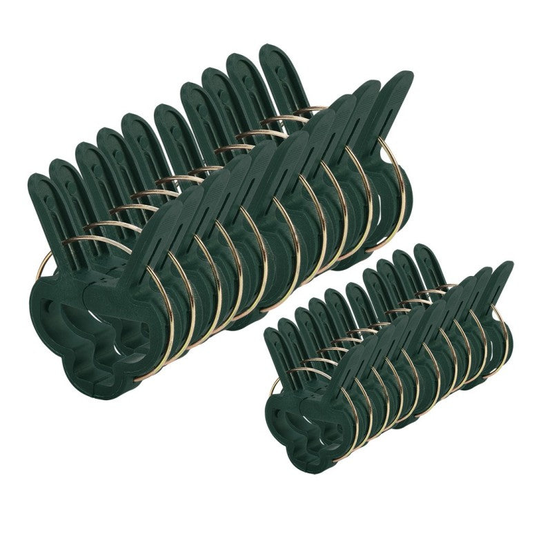 VERTO Plant fixing clips set of 20 pcs - 10 small and 10 large — 15G570