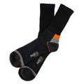 NEO TOOLS Work socks, ribbed elastic band, long, size 43–46 — 82-351