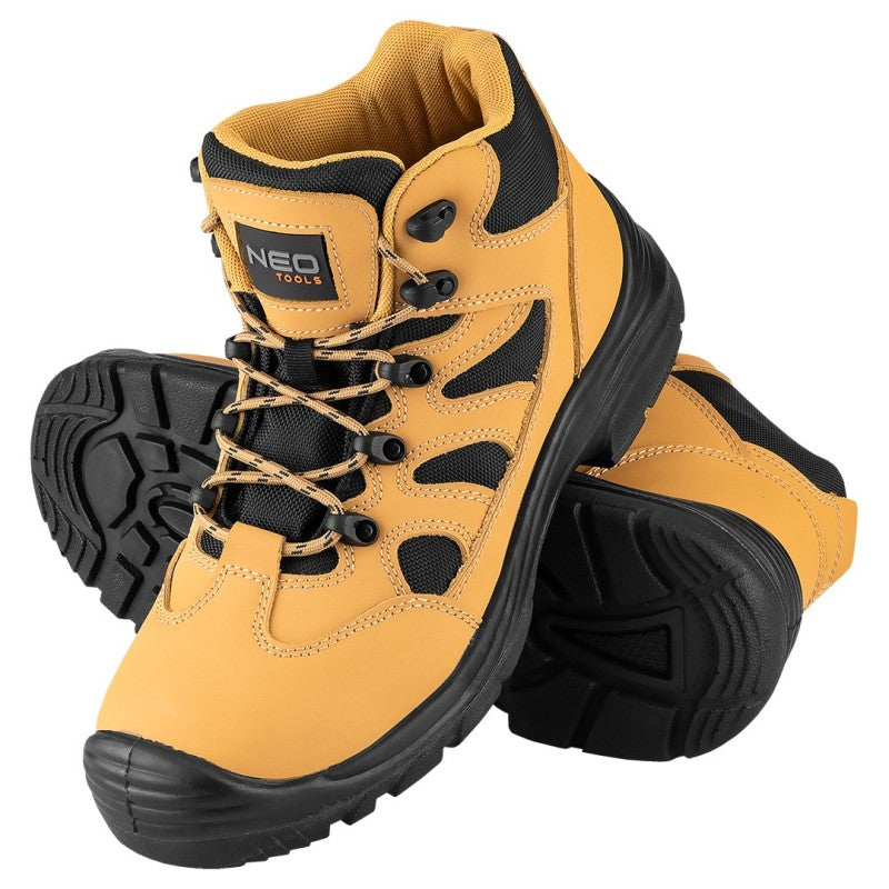NEO TOOLS S3L SR FO work boots, metal-free, size 42 — 82-123