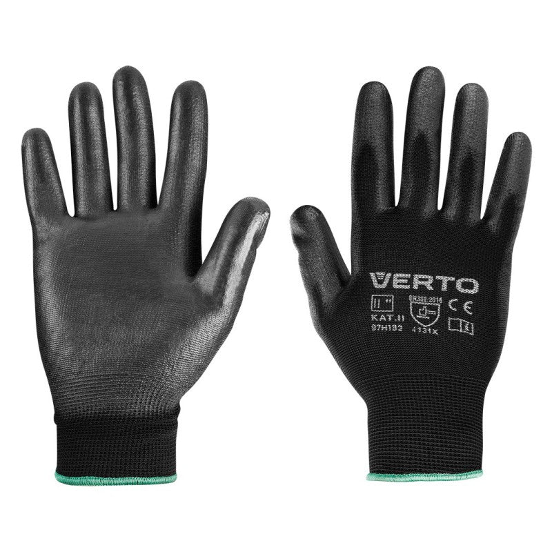 VERTO Garden gloves, PU coated, size 11" — 97H139