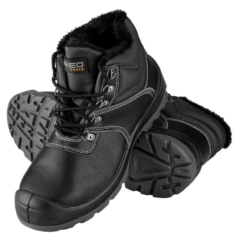 NEO TOOLS Insulated work boots S3 SRC, steel toecap and anti-puncture insole, size 44 — 82-168-44