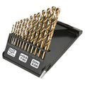 NEO TOOLS HSS-TiN metal drill bits 1.5-6.5 mm, set of 13 pcs. — 57-198
