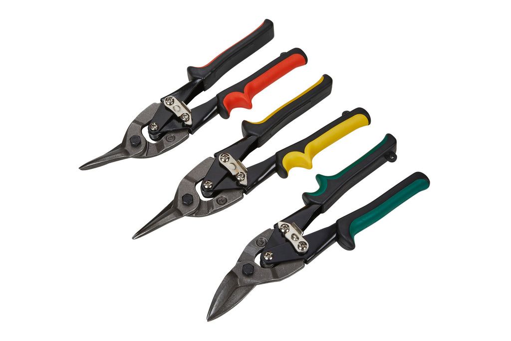 Blue Spot Tools 3 PCE 250mm (10") Aviation Cutting Snips Set