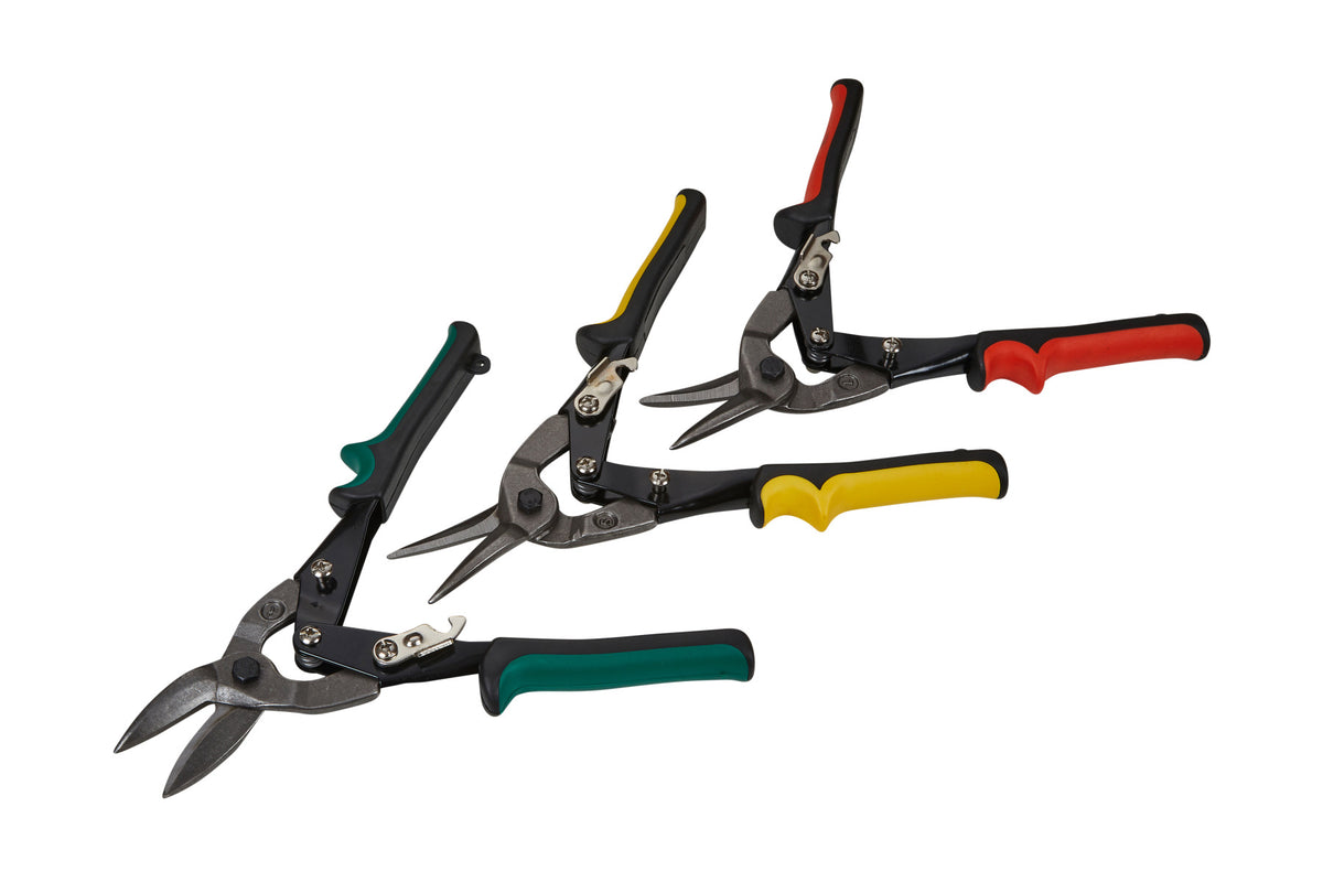 Blue Spot Tools 3 PCE 250mm (10") Aviation Cutting Snips Set