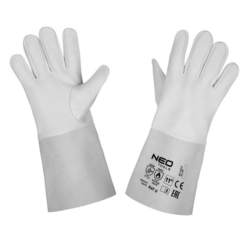 NEO TOOLS Welding gloves, size 11", CE — 97-653