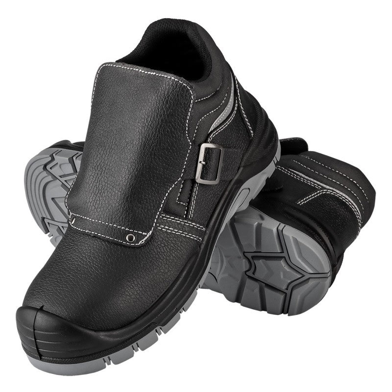 NEO TOOLS S3 HRO welding boots, leather, size 45 — 82-181-45