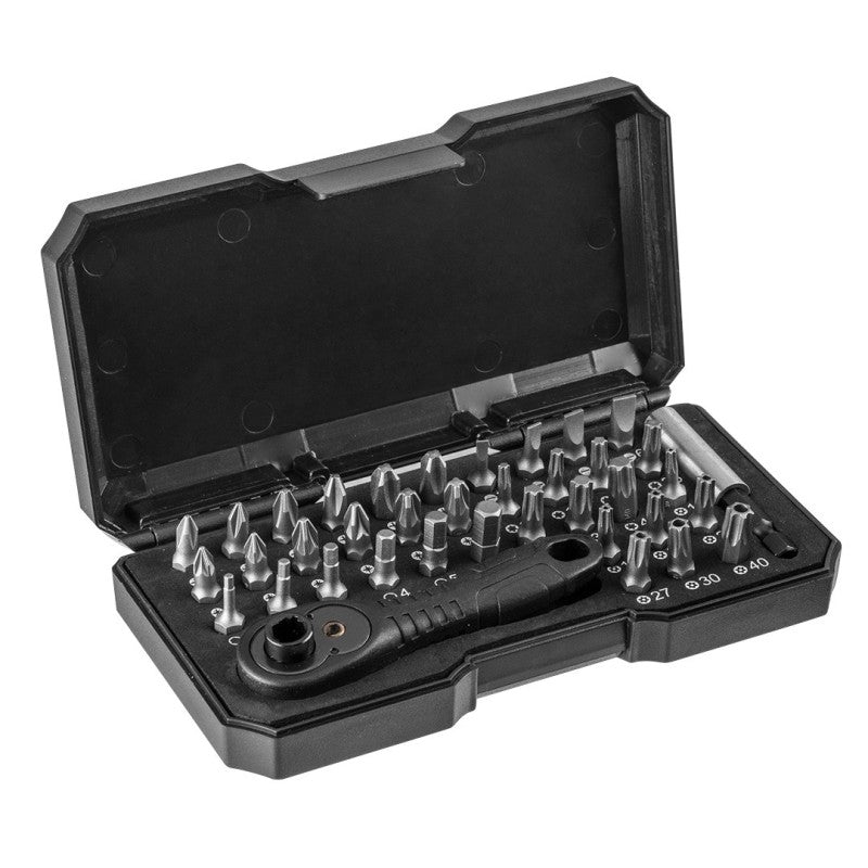 NEO TOOLS Screwdriver bits with holder, set 38 pcs — 06-105
