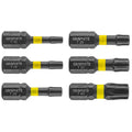GRAPHITE Impact bit TX10/15/20/25/30/40 x 25 mm, 6 pcs — 56H541