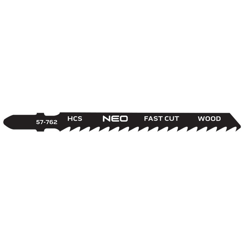 NEO TOOLS Jigsaw blades, 6TPI, HCS, T-shaped handle, set. 2 pcs, high-speed cutting — 57-762