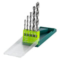 VERTO Fuly ground HSS drill set, 5 pcs. — 60H000