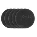 GRAPHITE Abrasive mesh, velcro 180 mm, K180, 5 pcs for sander 59G263 — 54H028