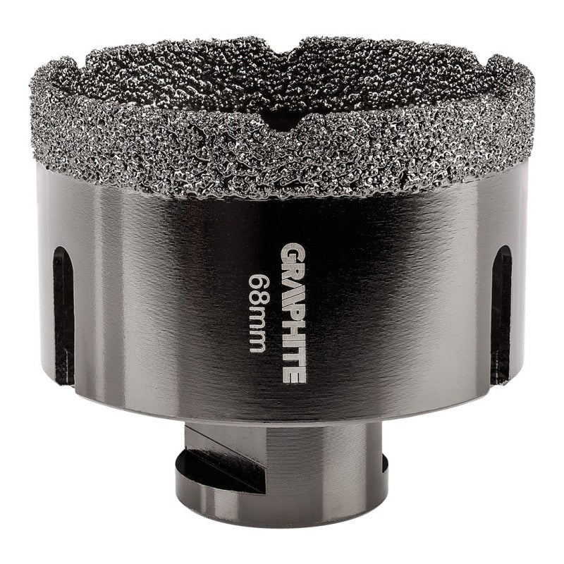 GRAPHITE Diamond hole saw 68 mm x M14 — 55H315