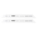 NEO TOOLS Sabre saw blades 152 x 19 x 0.9 mm, 10/14TPI, cpl. 2 pcs. — 57-950