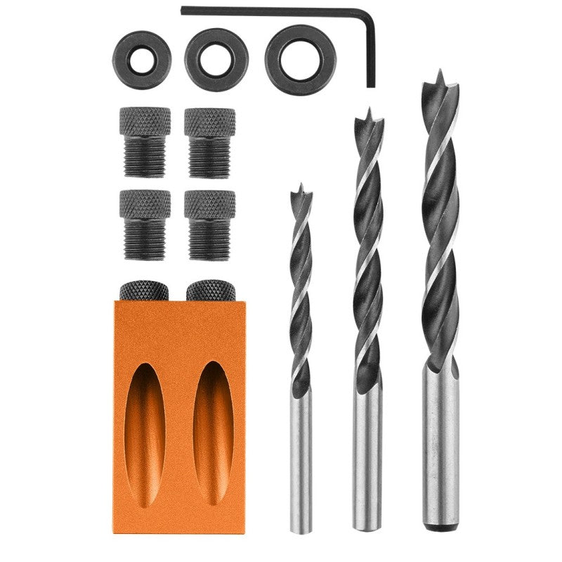 NEO TOOLS Invisible Fastener Set, 14 Pieces — 60-270
