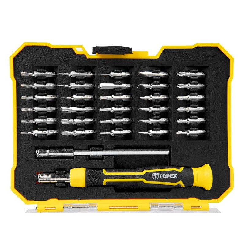 TOPEX Bits with screwdriver set 32 pcs — 39D555
