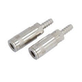 Air Quick Coupler Set - 2pc With Hose Barb 3/8 Bsp