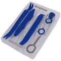 Plastic Car Radio Door Clip Panel Trim Dash Audio Removal Pry Kit Tool 12pcs