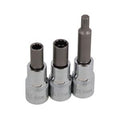 3 Pcs 1/2" Dr Special Oz Socket Set For Multi-pieces Aluminum Rims