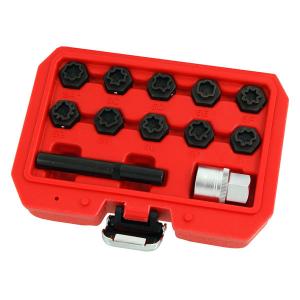 Wheel Locking Nut Key Set - 12pc Mercedes