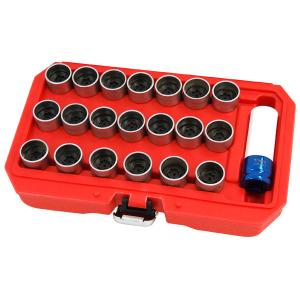 21pcs Bmw Locking Wheel Nut Stud Remover Tool Kit