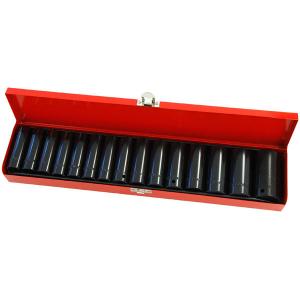 Socket Set - 15pc 1/2in.dr 10 - 30mm Deep Impact