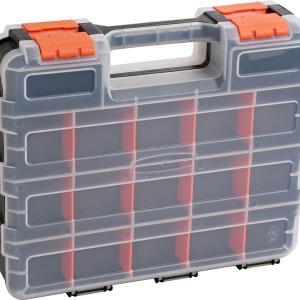 Organiser Case Box 34 Compartment Storage Double Sided