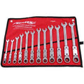 Ratchet Combination Wrench Set Flexi 12pcs Deep Offset