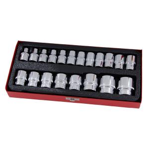 21pc X 1/2in.dr. 6 Point Socket Set