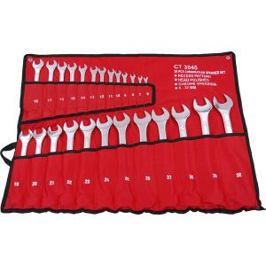 Spanner 25pcs Combination Head Polished Crv