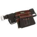 Single Leather Belt With Tape And Hammer Holder