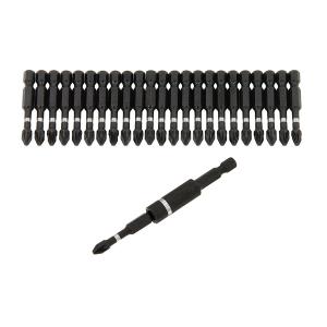 25pcs 50mm Impact Screwdriver Bit Box - Pz2