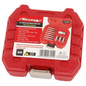 Extractor Set For Star Fixings 11pcs
