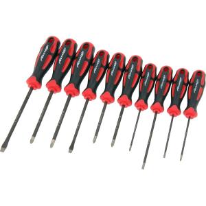 Diamond Tipped Screwdriver Set 10 Piece