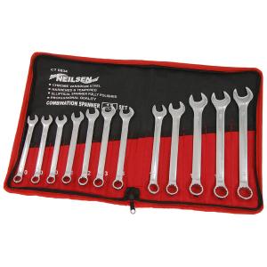 12pc Spanner Set Size 3x10mm 11 12 2x13 14 15 17 18 19mm