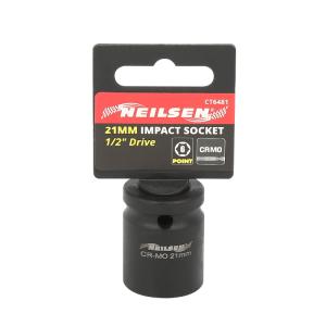 Impact Socket -21mm 1/2 Inch Drive