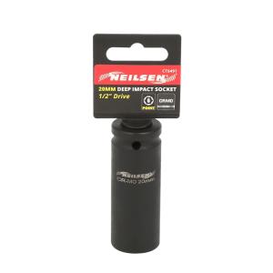 Impact Socket -20mm 1/2 Inch Dr Deep