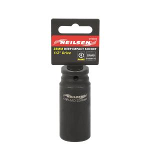 Impact Socket -23mm 1/2 Inch Dr Deep