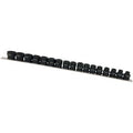 17pcs Low Profile Impact Socket Set 1/2"d 8-24mm
