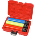 3pcs Extra Deep Protective Impact Socket Set