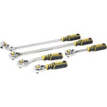 5pcs 1/4"sq Drive Reversible Ratchet Set 90t