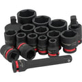 17pcs 1/2"dr Impact Socket Set