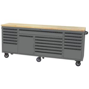 84” 20-drawers Roller Cabinet Toolbox Workstation