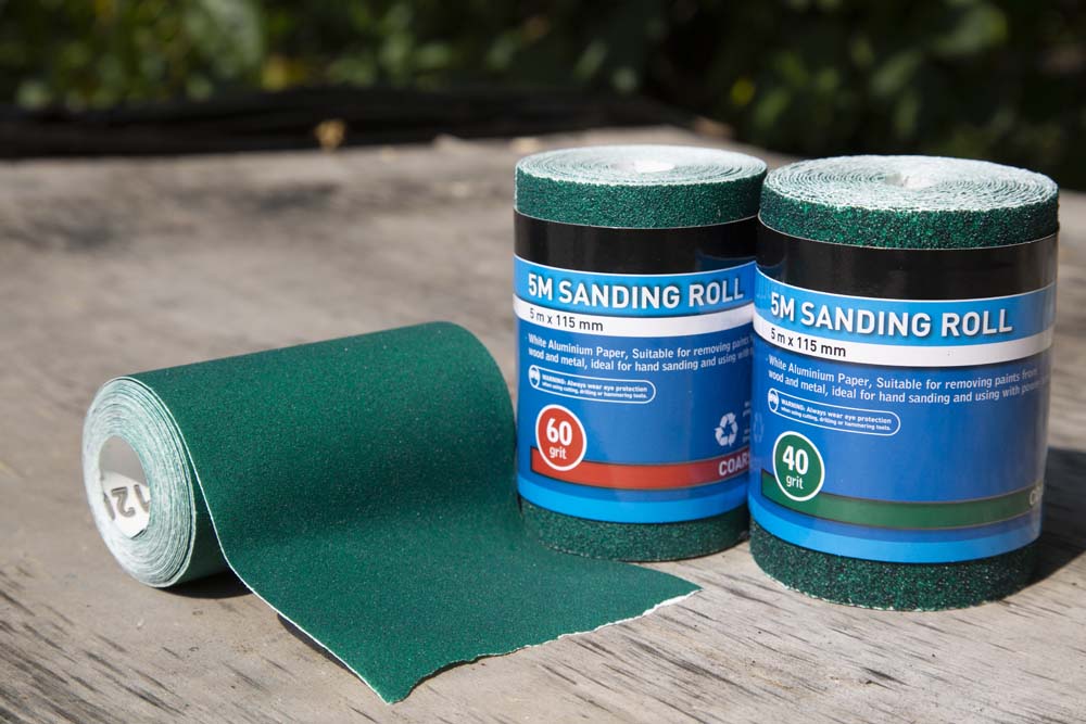 Blue Spot Tools 5mtr 115mm Sanding Roll 180 Grit